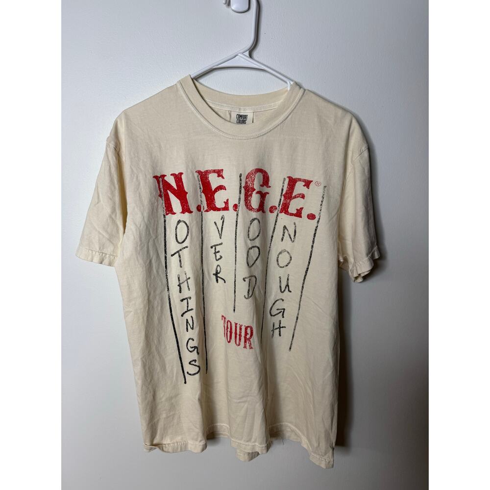 Nothing Ever Good Enough Tour Concert T-Shirt Graphic NEGE Ian Dior Sz: large